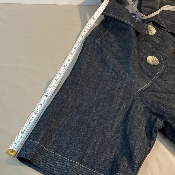 Baccini Women's Dark Indigo Jean Jacket Marbled Buttons NWT Size 18/20 - Picture 15 of 16